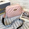 Roller Camera Bag Ladies Bag Diamond Messenger Bag Women's New Storage Bag Shoulder Mobile Phone Bag