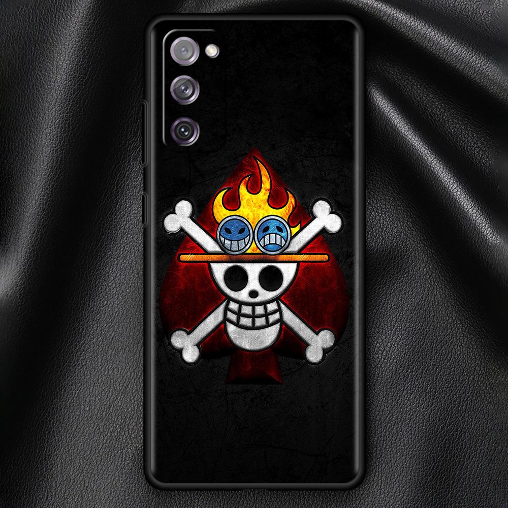 One Piece Cartoon TPU-Hülle für Samsung Galaxy S22 Ultra S20 FE S21 Plus S10 S9 S8 S10e S7, weiche Schutzhülle zur Verhinderung von Herbst