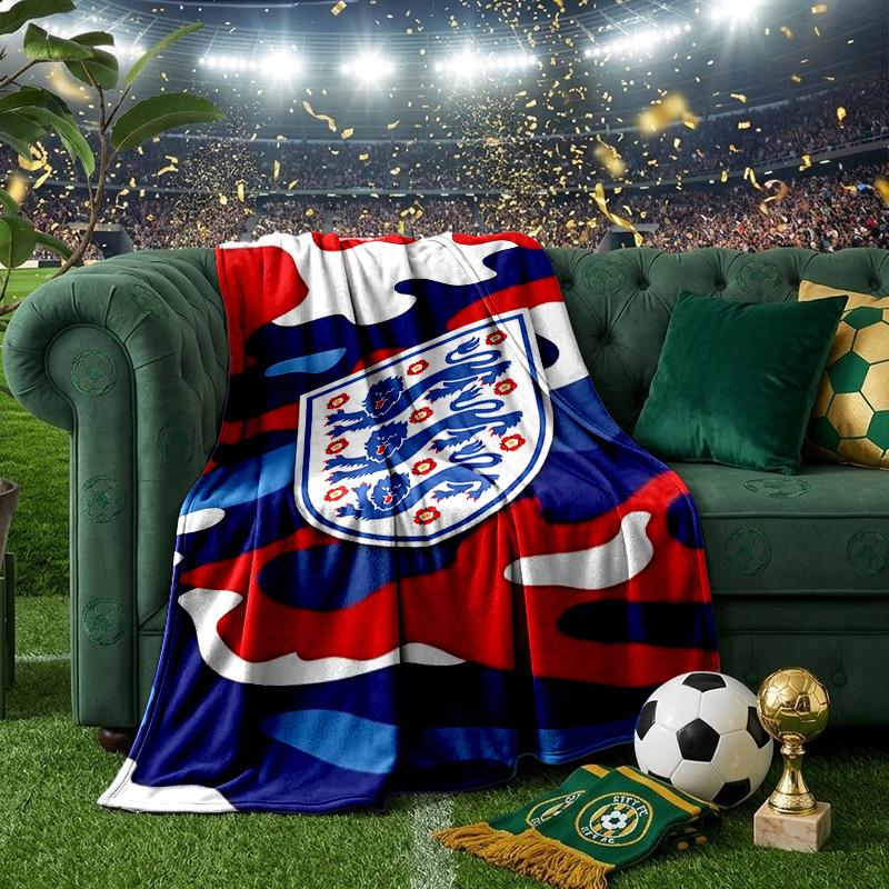 EnglCoat Of Arms Blanket Lightweight Ideal Bedding Blanket Perfect for Travel, Camping, Living Rooms, Offices, Sofas, Fan Christmas Gift