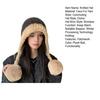 Knitted Hat Solid Color Plush Ball Elastic Construction Breathable Hat Outdoor Adventures Biking Windproof Hat