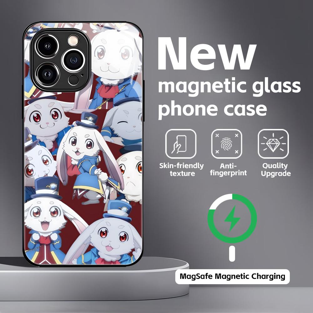 Shangri-La Frontier Phone Case For iPhone17 16 15 14 13 12 11 X XR XS 8 Plus Mini Pro Max Glass Magnetic Case
