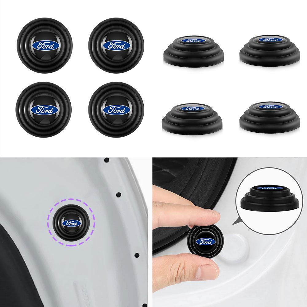 4/8/12pcs Car Door Hood Trunk Shock Absorber Cushion Pad Center Cover For Ford 2 Focus Ranger Mustang Fiesta Kuga Escape Mondeo CVW1