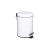 Atmosphéra 3 Litre Metal Pedal Bin - White
