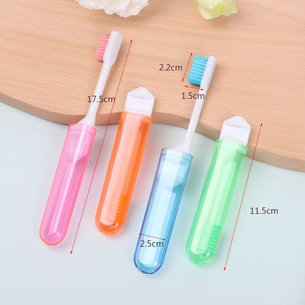 Useful Soft Travel Camping Oral Cleaning Folding Toothbrush Business Trip Outdoor Tooth Brush
