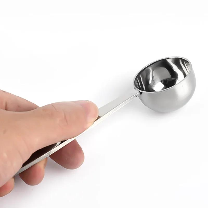 Stainless Steel Stand Tamper Spoon Tools 2 In 1 Coffee Scoop Portable  Powder Measuring Scoops Coffee Spoons