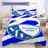 VfL Bochum 1848 Pattern Bedding Uilt Set Uilt Cover Pillowcase Home Decoration Birthday Gift (1 * Duvet Cover + 2 * Pillowcase Without Core)98