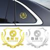 1Pcs Car Body 3D Stickers Wheat Ears Styling Emblem Auto Decoration For BMW E34 E46 E39 E38 E90 E60 E36 F30 F30 F10 E92 E38 E91