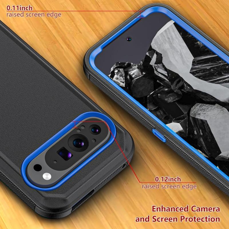 Premium Militair Kwaliteit Robuuste Telefoonhoes voor Google Pixel 10 9 8 Pro XL met Clip Hard Schokbestendig Pantser Beschermer Cel Cover