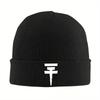 Tokio Hotel Weißes Logo Mützen Hüte Beanie Mützen Bedruckte Strickmütze Winter Trendig Herren Damen Fitnessstudio Kopfbedeckung Kappe