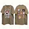 Retro Dog Illustrations Cartoon Unisex T-Shirt (2-SIDED) S-5XL Unisex T-Shirt