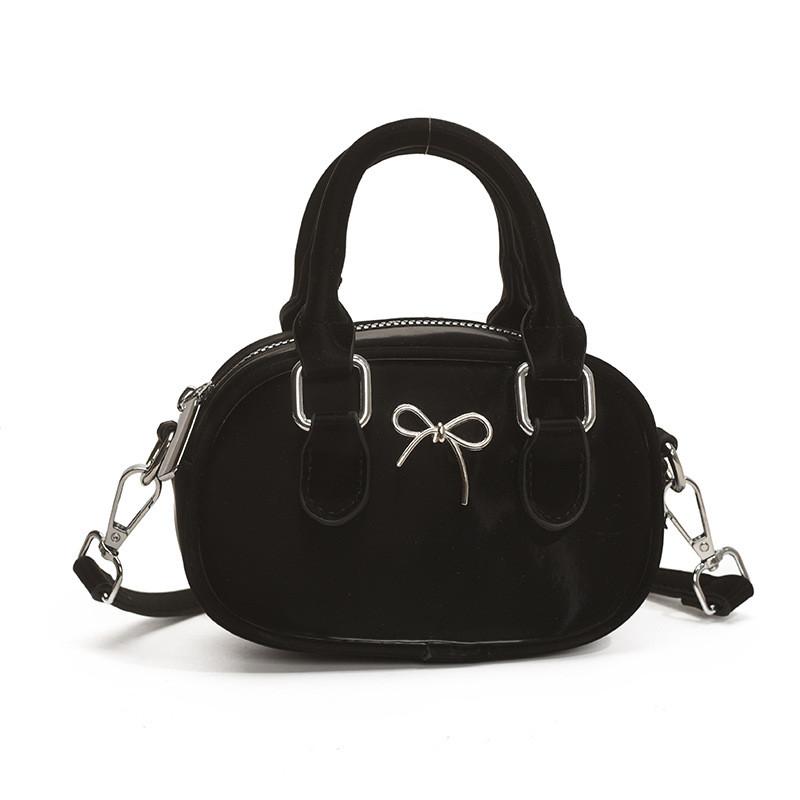 Mini Trendy Shoulder Bag With Sewn Detail And Inner Pouch For Casual Outings