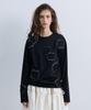 Epinggeulleo Cusion Aplique Top - Black