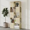 Bookshelf Room Divider Sonoma Oak 60 X 24 X 155 Cm