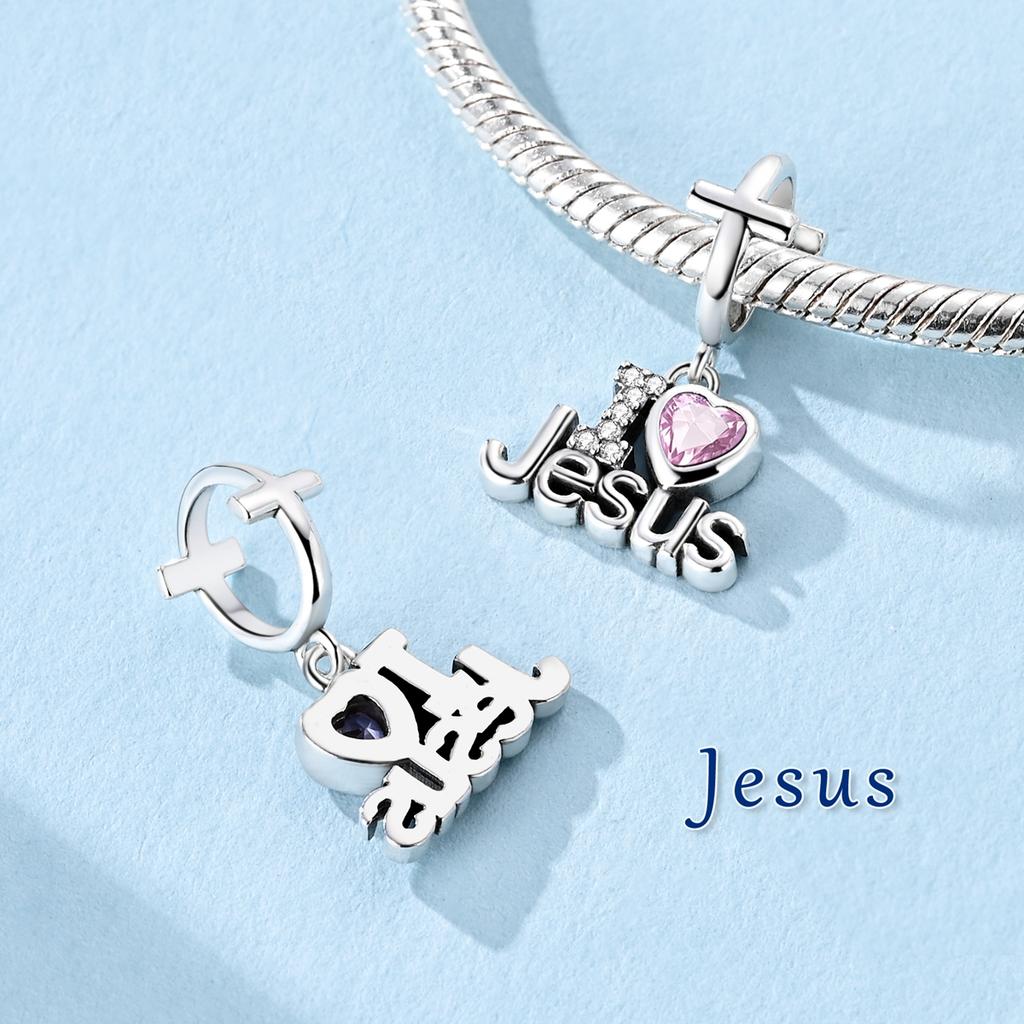 Original Charm-Perle Kupfer Liebe Mama Buchstabe Passend Armband Charm-Herstellung Für Frau Geschenk Schmuck