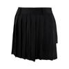 Henry Stuart Women'S Double Pleated Skirt Black