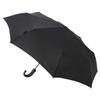 T280 Medium Duomatic Safety Crook Handle Black Folding Umbrella [Knirps] KNT280-1000