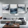 Nordic Abstract Ocean Landscape Wall Art Canvas Painting Minimalist Poster Print Decorative Picture for Living Room Home Decor