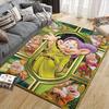 1 Stück Disney Cartoon-Figuren Muster Teppich Läufer Rutschfester Teppich Handwaschbar Fußmatte Geeignet für Wohnzimmer Schlafzimmer Heimdekoration