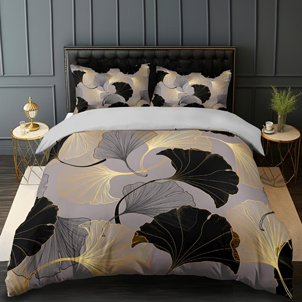 3pcs Blue Beding Set Beautiful Girl Anime Printed Cozy Soft Duvet Cover Set King Quen Twin Single Sized Dimensions Birthday Gift Bedrom Decor