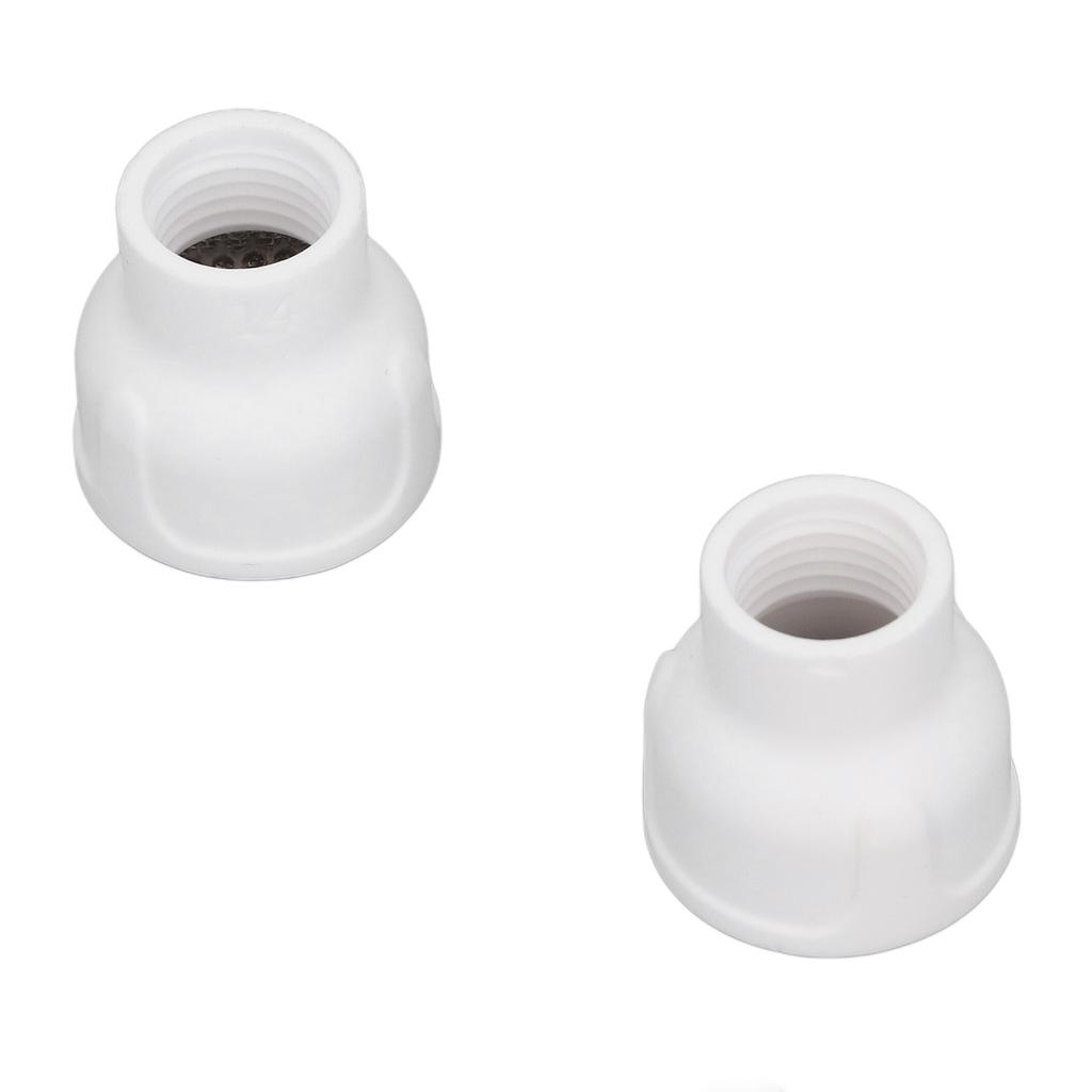 2PCS TIG Welding Cup White Color 2.4mm Filter Center Hole Ceramic TIG Cup for Argon Arc Welding Gun