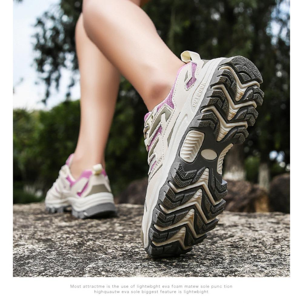 Unisex Hiking Sneakers Breathable Anti-slip Climbing Sports Shoes Wear-resistant Outdoor Shoes for Trekking Camping