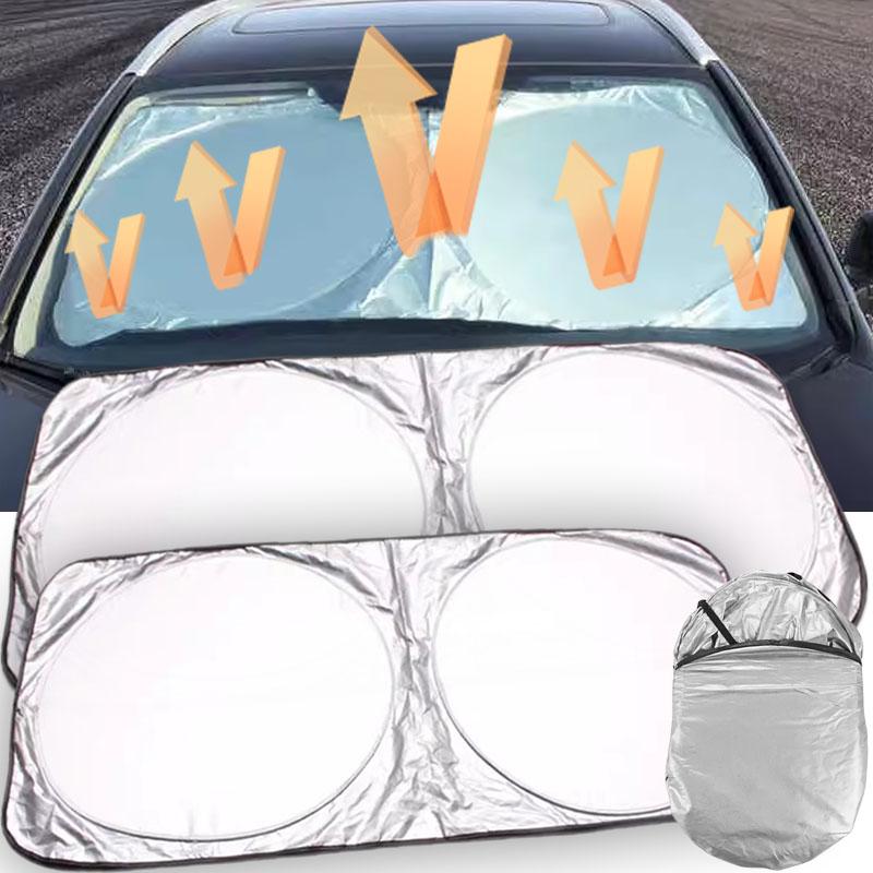 Car Window Sunshade Cover Sun Shade Windshield Visor Protector Windscreen Folding Auto UV Protection Curtain Styling Accessories