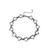 Kpop Vintage Harajuku Goth Metal Heart Neck Chains Choker Grunge Halsband För Kvinnor Egirl Cosplay Estetiska Tillbehör Smycken