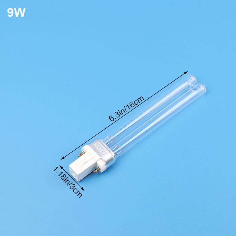 1Pc Uv Light Bulbs Aquarium Fish Tank Pond Ultraviolet Sterilize Lamp Tube For G23 5W 7W 9W 11W 13W Uvc H Shape Tube