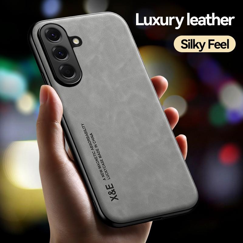 For Samsung Galaxy A56 A36 A26 A16 A57 A37 A27 A17 A07 A55 A35 A25 A15 A54 A34 A24 A14 Case Magnetic Car Holder Phone Cover