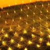 Warmweiße LED-Netz-Lichterketten