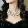 French Court Style Light Luxury Imitation Pearl Necklace Female, High Sense Versatile Exquisite Neck Chain Necklace Spot