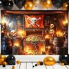 1pcPirate Treasure Chest Theme Golden Design Background Cloth 1pc for Room Event Decoration Party Banners Ideal for Halloween