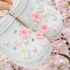 18 STKS Mode Schoenschoonmakers Set Zomer Kersentak Parel Schoendecoraties Gesp voor Klompen Sandalen Doe-het-zelf Accessoires