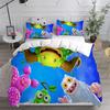 Anime My Singing Monsters Videohra Kreslený posteľný set Jednolôžko Dvojlôžko Plná Veľkosť Kráľovná Kráľovská Veľkosť Posteľný Set Pre Dospelých Deti Spálňa Posteľná Bielizeň Darček