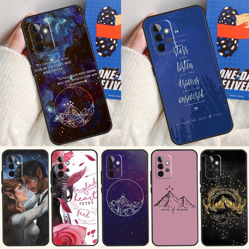 Ein Hof aus Nebel und Zorn Hülle für Samsung Galaxy A05 A06 A26 A16 A56 A36 A22 A32 A52 A54 A34 A14 A55 A15 A53 A33 A35