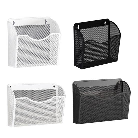 Magnetic Pencil Holder Metal Wire Mesh Storage Baskets with Strong Magnets Fridge Side