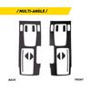 6Pcs Carbon Fiber Gear Shift Panel Frame Cover Trim For Honda Accord 2013-17