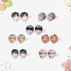 7pair Member Face Stud Earrings, Bangtan Boys Photo Charm Earrings, Kpop ARMY Fans Jewelry Accessory