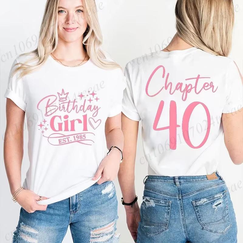 Tshirts for Women Classic th Milestone Best Friend Classic Tshirts for Women Vintage th Birthday Year Tops Streetwear Women
