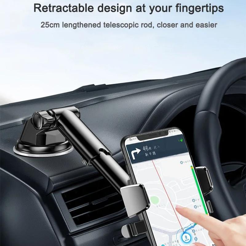 2025 NEW Universal Sucker Car Phone Holder 360° Windshield Car Dashboard Mobile Cell Support Bracket for iPhone Samsung Xiaomi