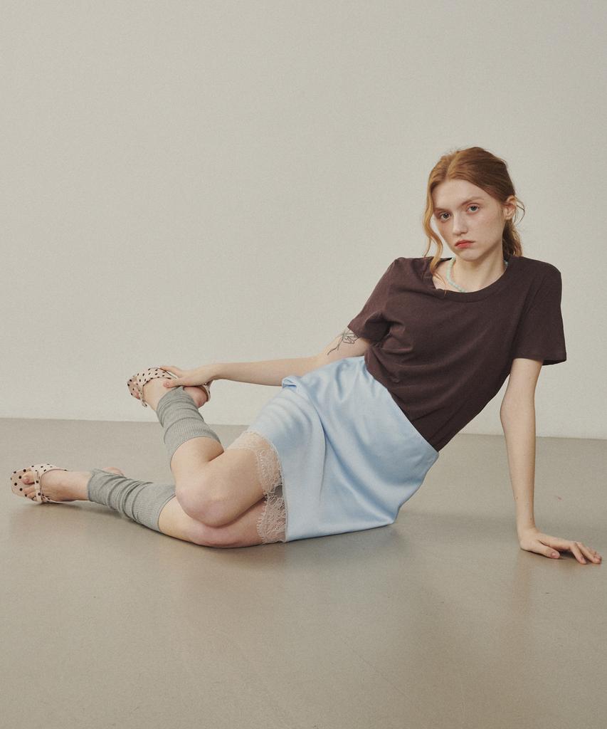 Melly And Rose Rose Lace Satin Skirt (314809)