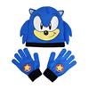 Childrens/Kids Knitted Hat And Gloves Set