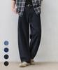 DRAW FIT [Genflox X Drawfit] Wide Curved Linen Denim Pants [4 Colors]