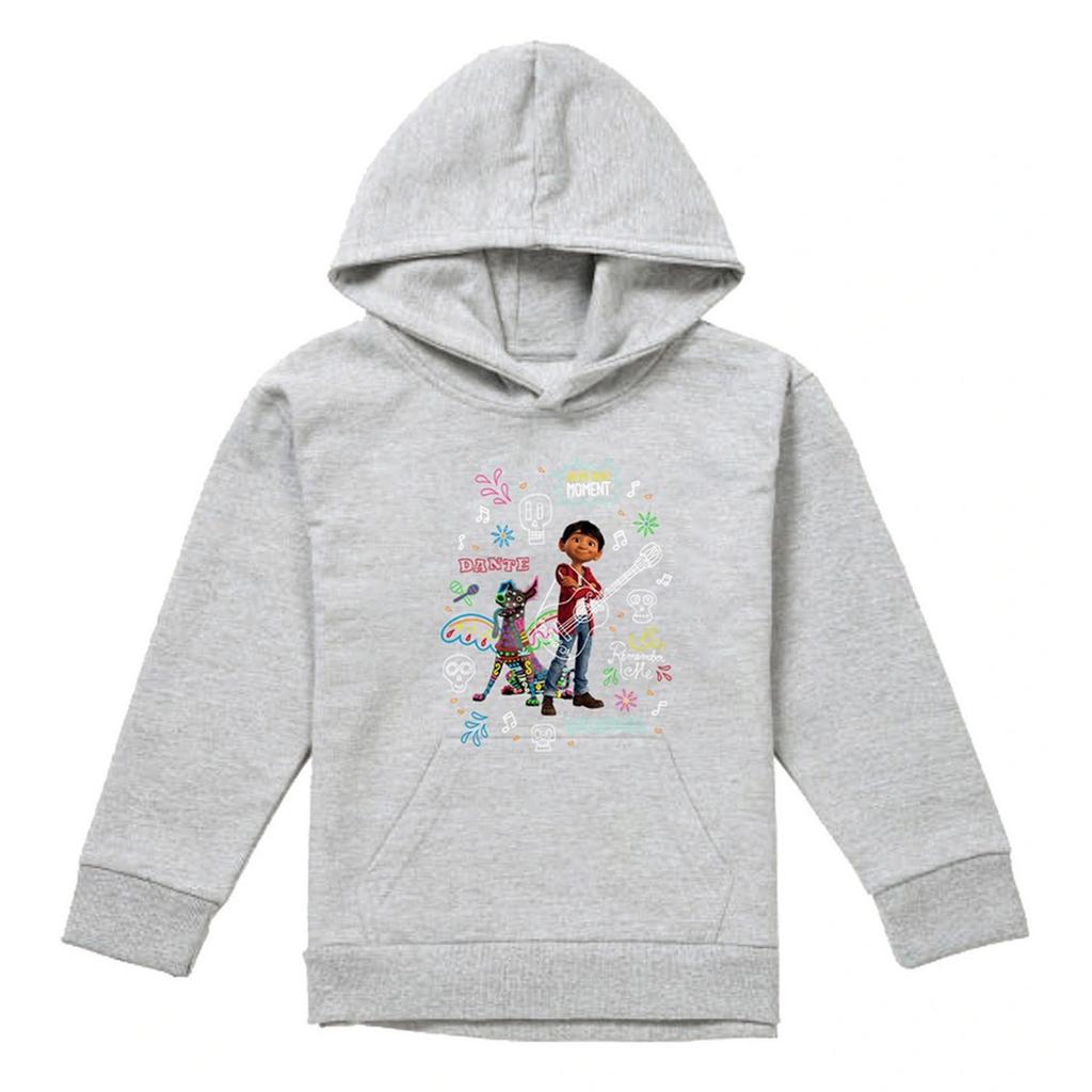 Coco Childrens/Kids Movie Quotes And Colorful Doodles Miguel Dante Heather Hoodie