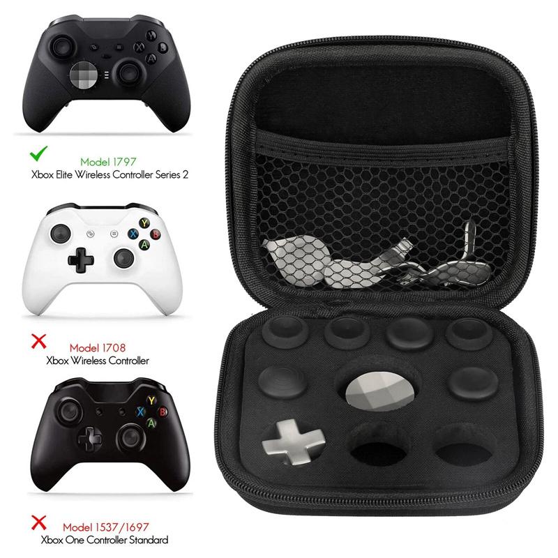 Xbox One Elite Series 2 valdiklio priedų rinkinys metalinis D-pad'as gaidukų mentelės remonto rinkinys žaidimų pulto nykščio lazdelių rankenėlės