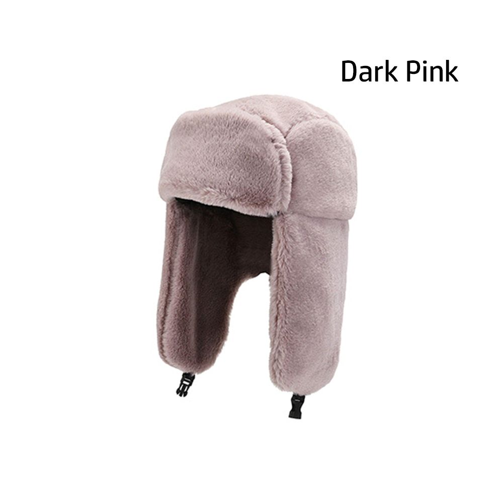 Warm Earflap Bonnet Windproof Winter Hat Snow Caps Bomber Hat Russian Ushanka