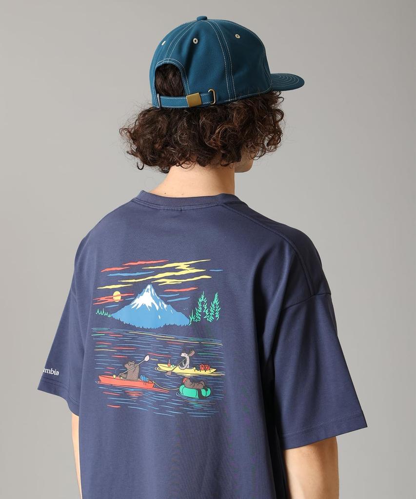 Lake to Avenue Graphic Short Sleeve PG2040 Nocturnal River Size M [Columbia] T-Shirt
