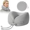 U Shaped Memory Foam Neck Pillows Soft Travel Massage Adjustable Flight Pillow for Sleeping Airplane Car Office Home