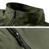 Men's Summer Multi-Functional Pocket Fishing And Hiking Vest: Lightweight Sleeveless Stand-Up Collar Jacket