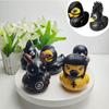 Satan Eend Punk Eend Kleine Dood Rock Eend Valentina Dames Eend Goth Meisje Eend voor Bureau Auto Interieur Vrachtwagen Dashboard Tafelblad Decoratie